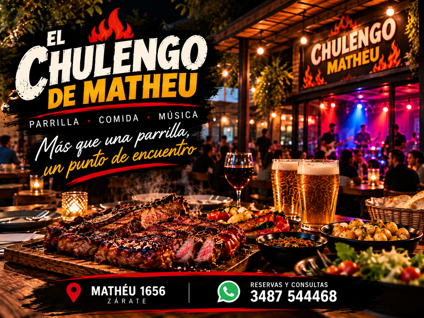 El Chulengo de Matheu - Parrilla, comida y música en Zárate