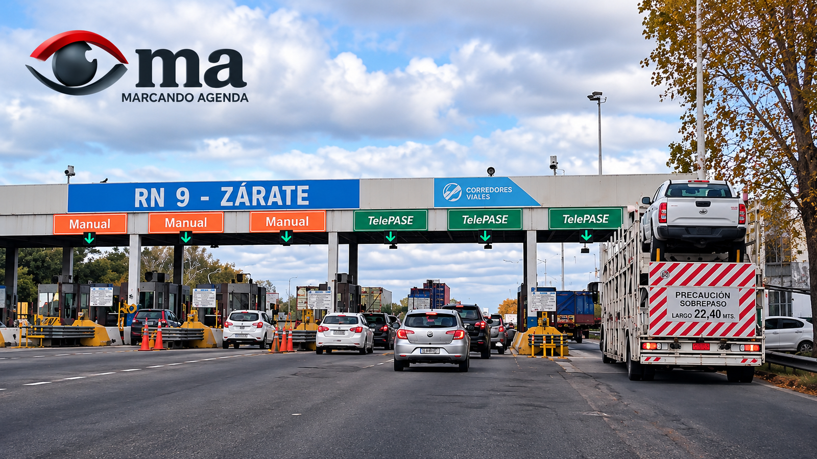 Peaje de la Ruta Nacional 9 en Zárate