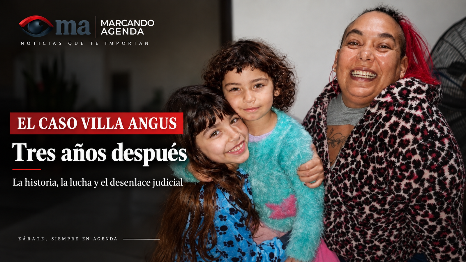 Eliana Rodríguez junto a sus hijas Renata y Sofía, víctimas del triple femicidio de Villa Angus en Zárate