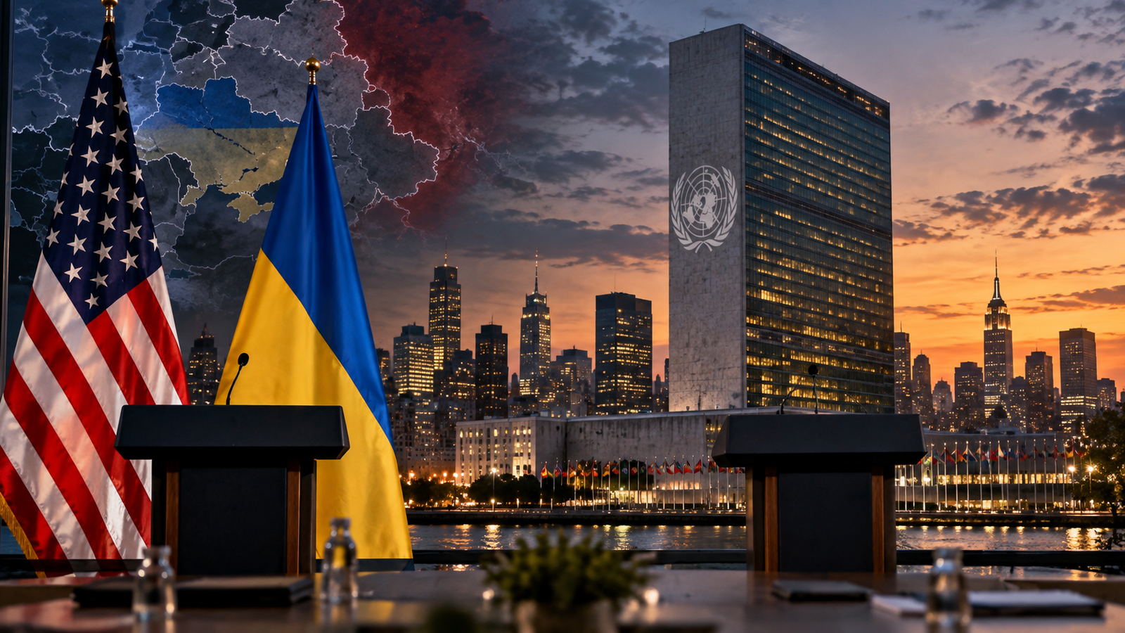 Imagen ilustrativa sobre la próxima reunión entre Donald Trump y Volodímir Zelenski en Nueva York durante la Asamblea General de la ONU.