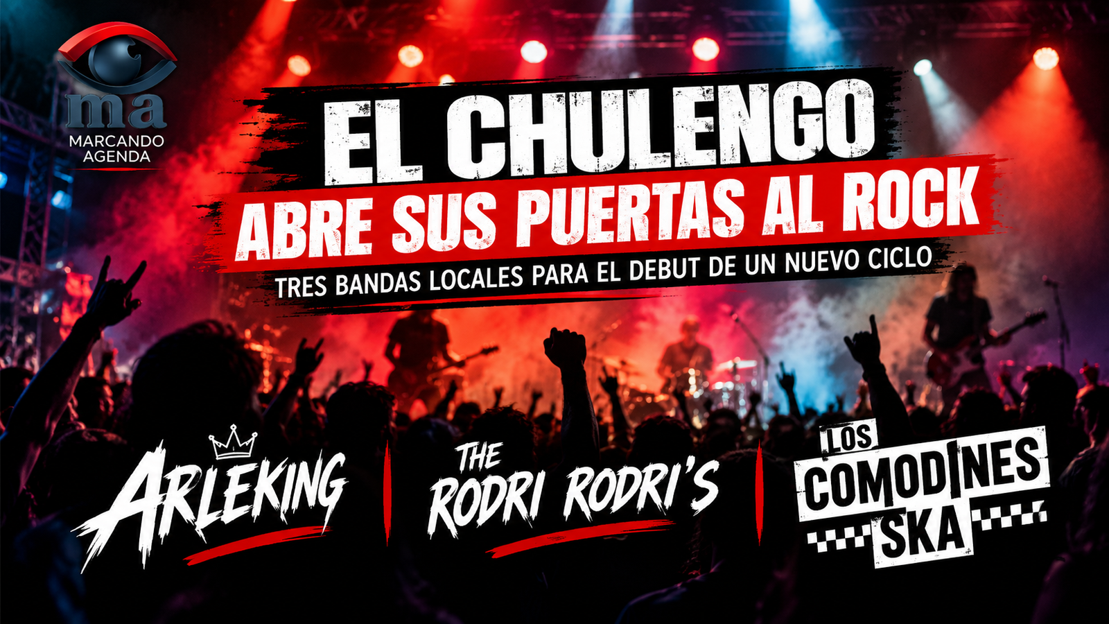El Chulengo Rock debuta en Zárate con Arleking, The Rodri Rodri’s y Los Comodines Ska.